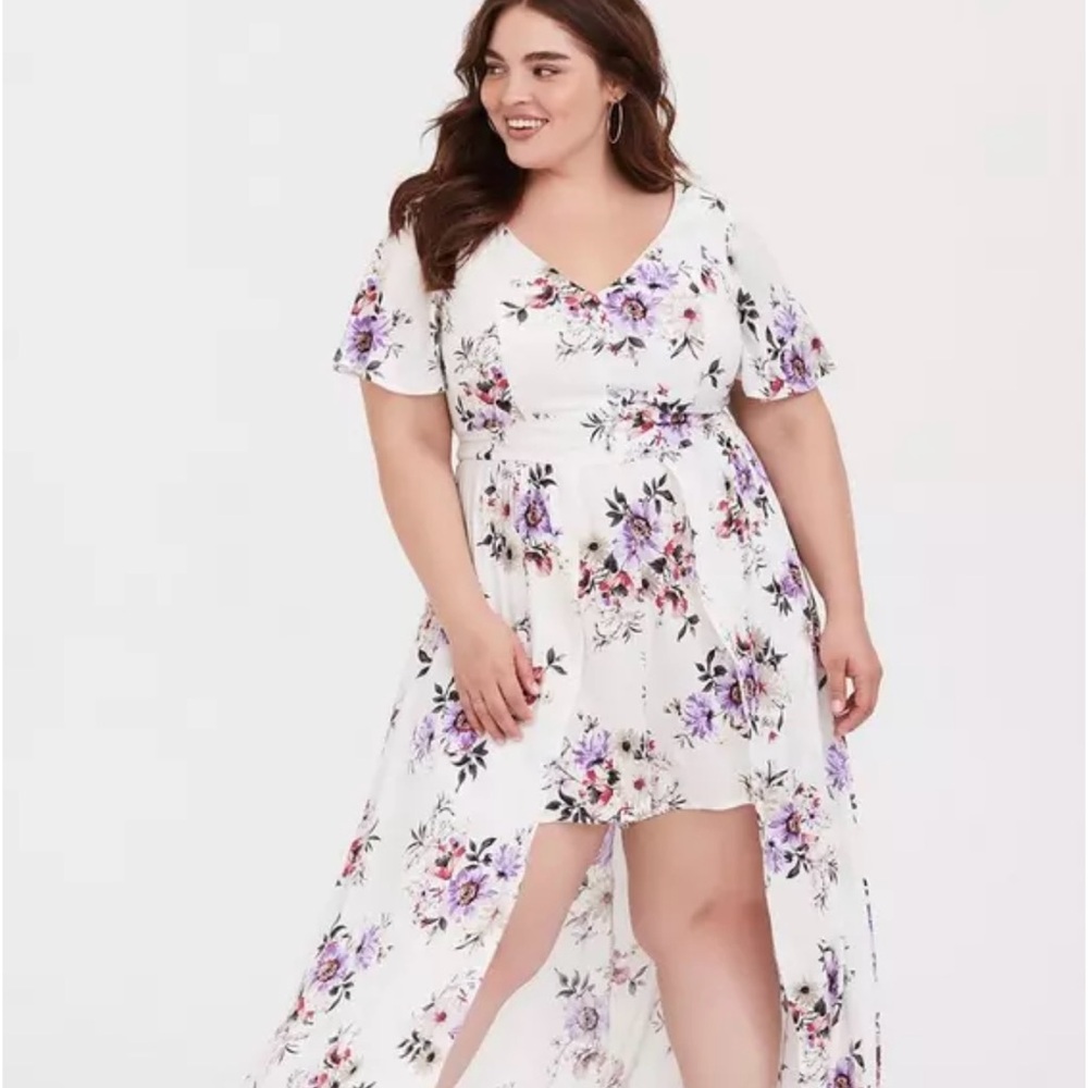 Torrid Maxi Challis Walk-Through Dress
